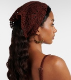 Anna Kosturova Crochet cotton scarf