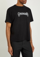 Malbon Grateful Dead Printed Cotton T-shirt Black