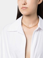 Lizzie Mandler Fine Jewelry 18K Yellow Gold XS Knife Edge Diamond Necklace