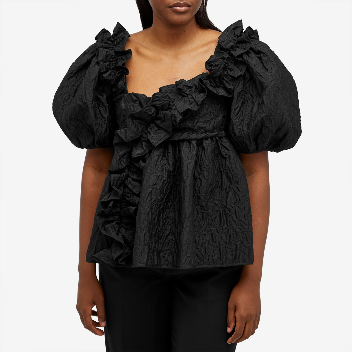 Cecilie Bahnsen Women's Oriana Top in Black Cecilie Bahnsen Cecilie Bahnsen Women's Oriana Top in Black Cecilie Bahnsen