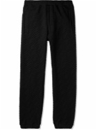 Fendi - Tapered Logo-Embroidered Jersey Sweatpants - Black