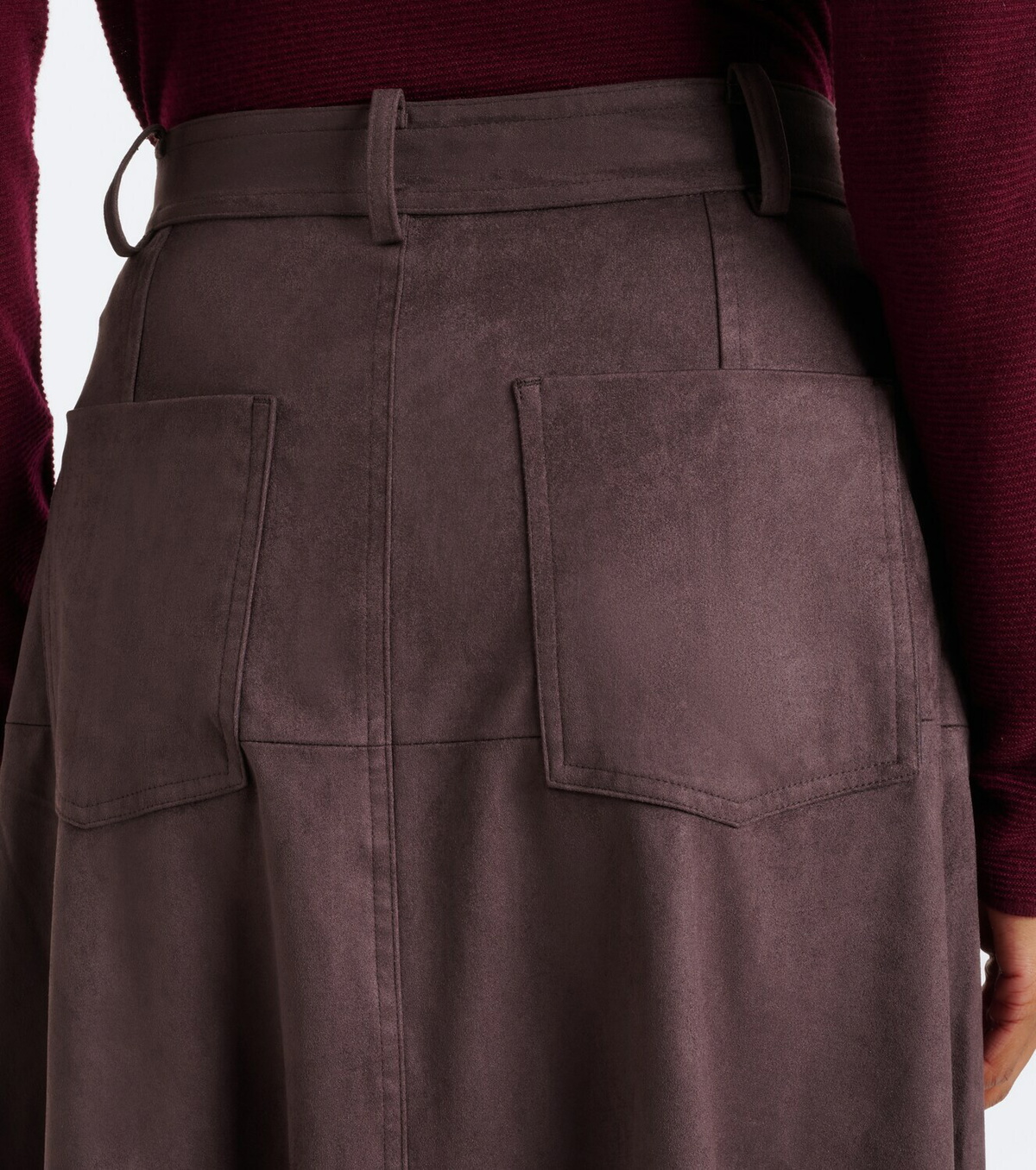 Velvet Belinda midi skirt