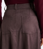Velvet Belinda midi skirt