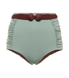 Johanna Ortiz Reversible ruched bikini bottoms