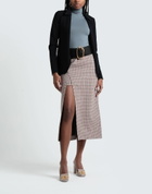 Maje Womens Midi skirt Rust