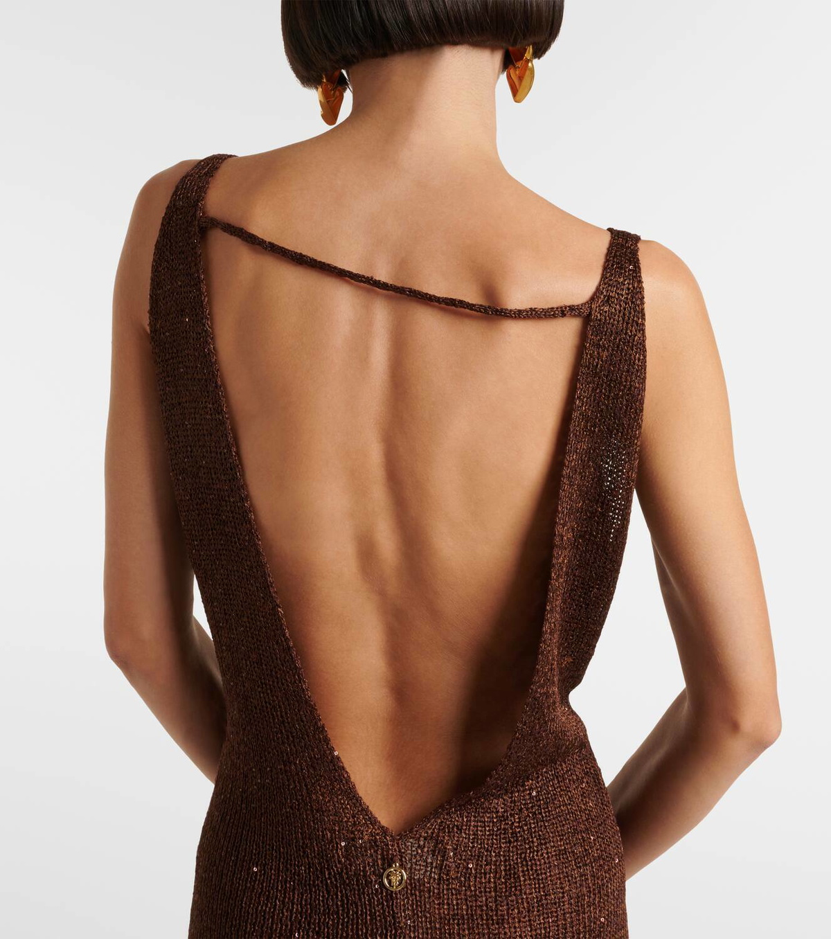 beige boho maxi dress Indio Boho Maxi Dress M