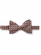 Sulka - Pre-Tied Printed Silk-Twill Bow Tie
