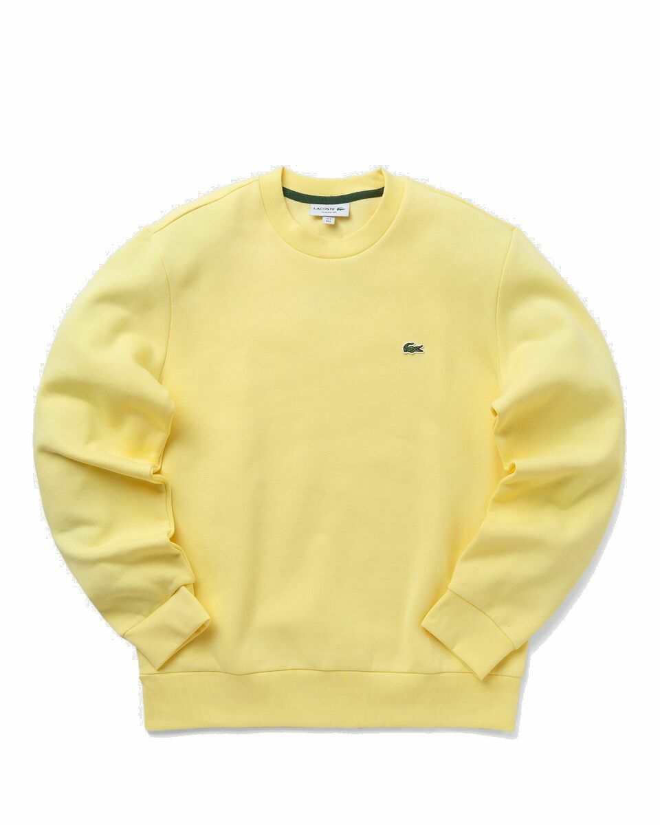 Photo: Lacoste Sweatshirt Yellow - Mens - Sweatshirts