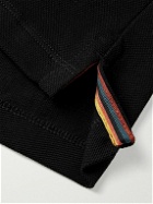 Paul Smith - Cotton-Piqué Polo Shirt - Black