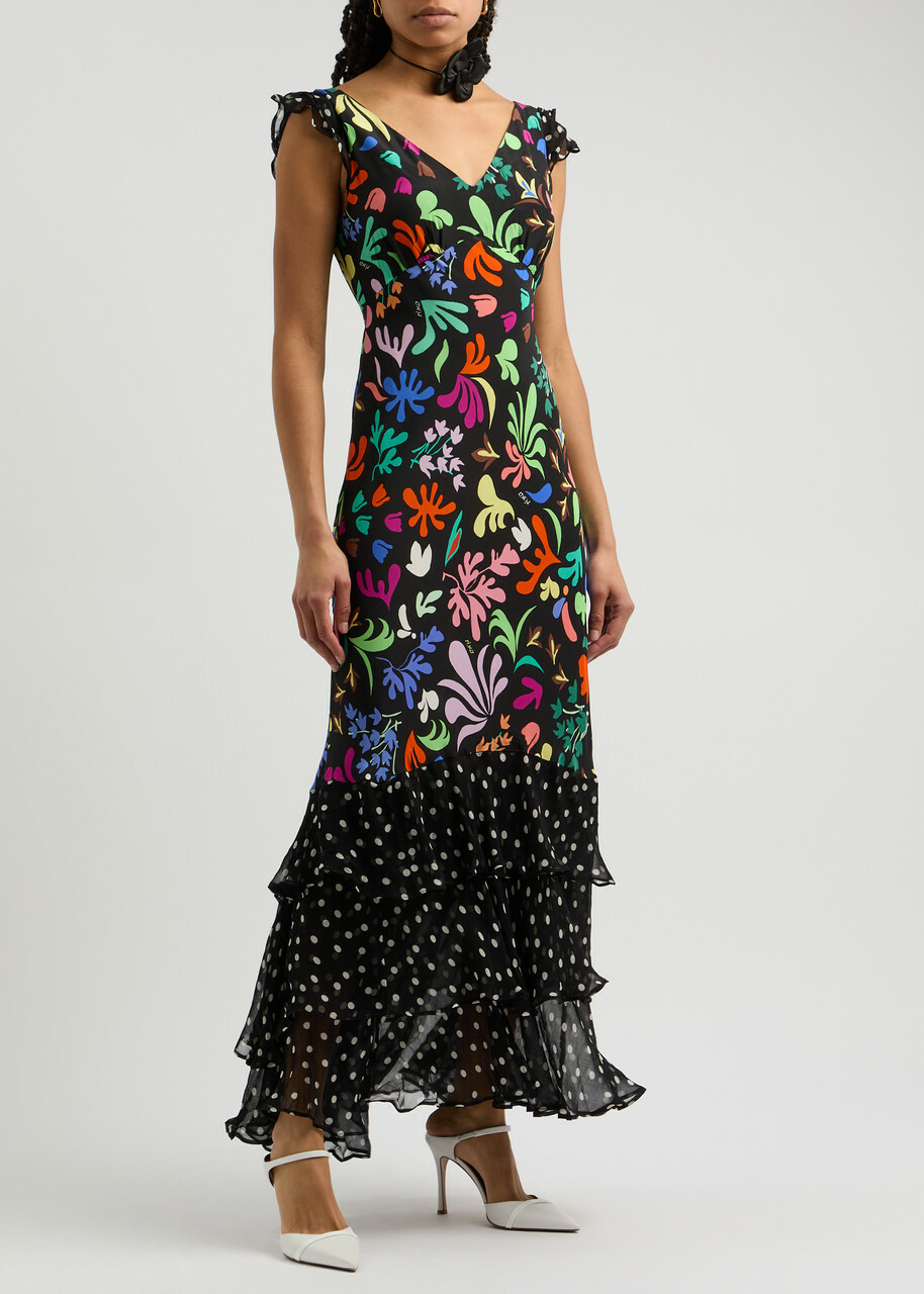 Short sleeve black Rixo dress main image 1