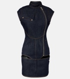Jean Paul Gaultier Cutout denim minidress