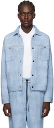 Emporio Armani Blue Trompe L'œil Jacket