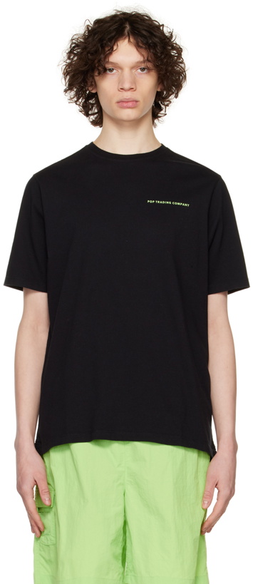 Photo: Pop Trading Company Black Printed T-Shirt