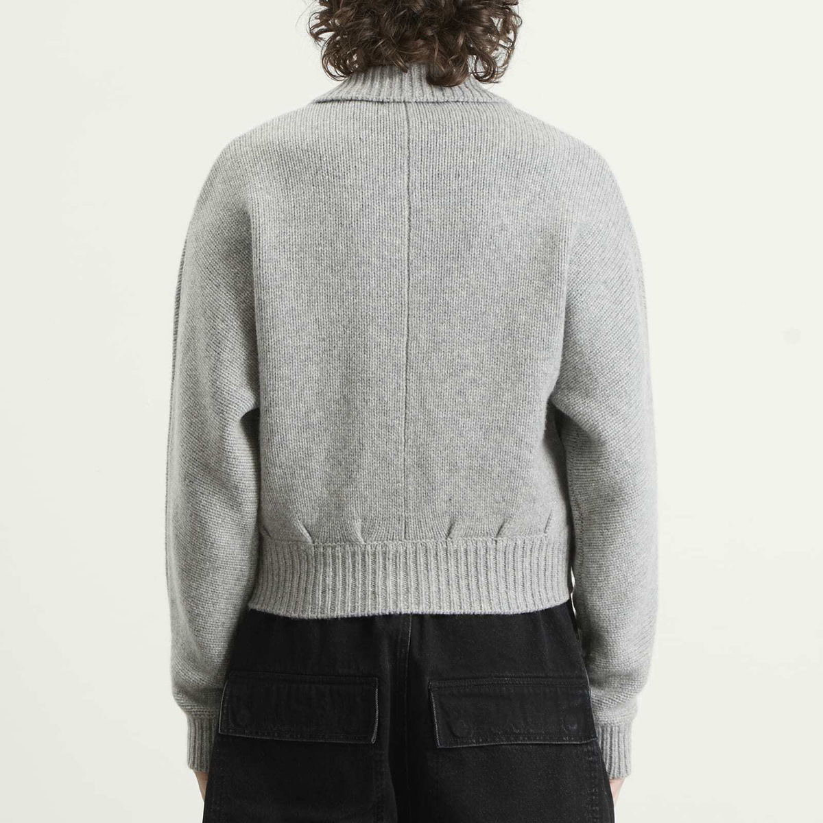 Entire Studios Men's Marla Knitted Bomber Jacket in Steel