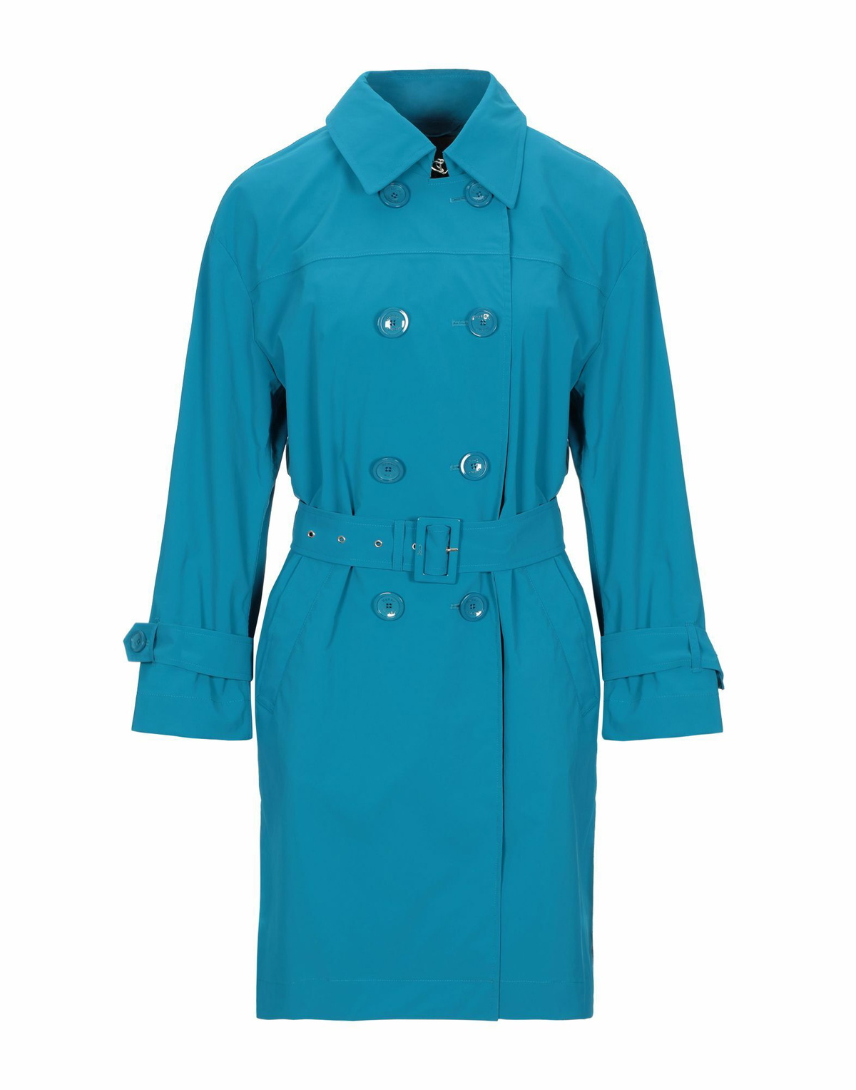 Herno Womens Overcoat & Trench Coat Turquoise