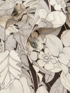 TOM FORD - Button-Down Collar Floral-Print Lyocell Shirt - Neutrals