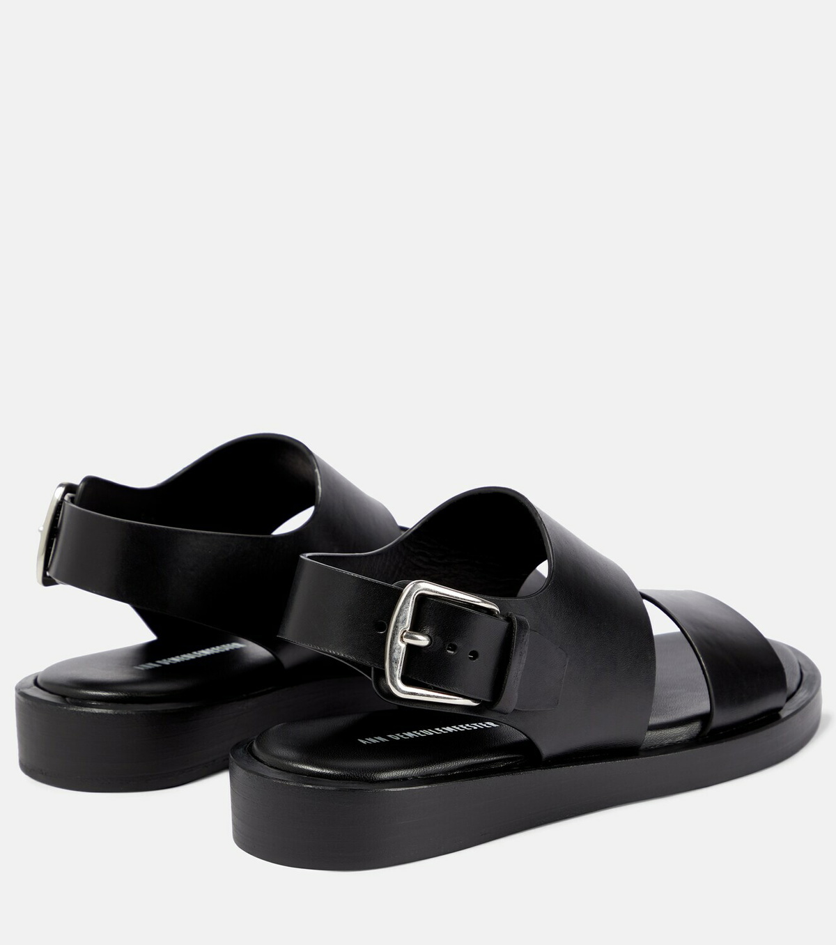 Ann Demeulemeester Lore slingback leather sandals Ann Demeulemeester