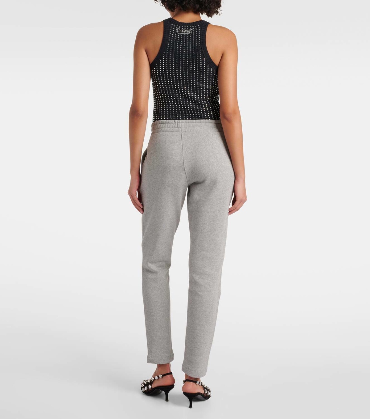 The Attico Cotton fleece sweatpants