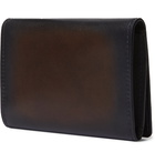 Berluti - Scritto Leather Bifold Cardholder - Brown