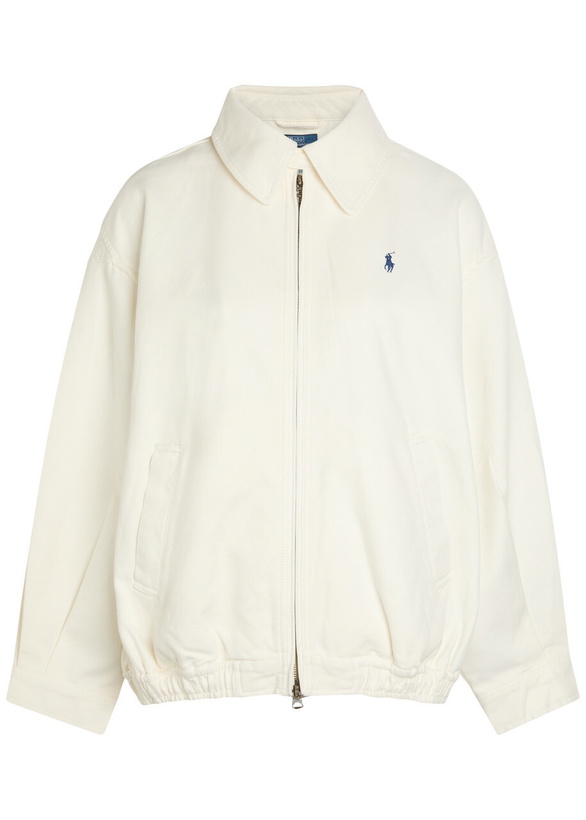 Photo: Polo Ralph Lauren Logo-embroidered Twill Jacket Cream