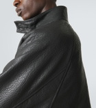 Studio Nicholson Over leather bomber jacket