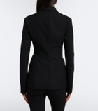 Acne Studios Asymmetric twill blazer