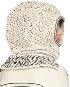 Bottega Veneta Beige Bouclé Knit Balaclava