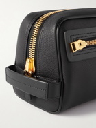 TOM FORD - Pebble-Grain Leather Wash Bag