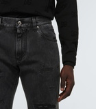 Dolce&Gabbana - Distressed slim-fit jeans