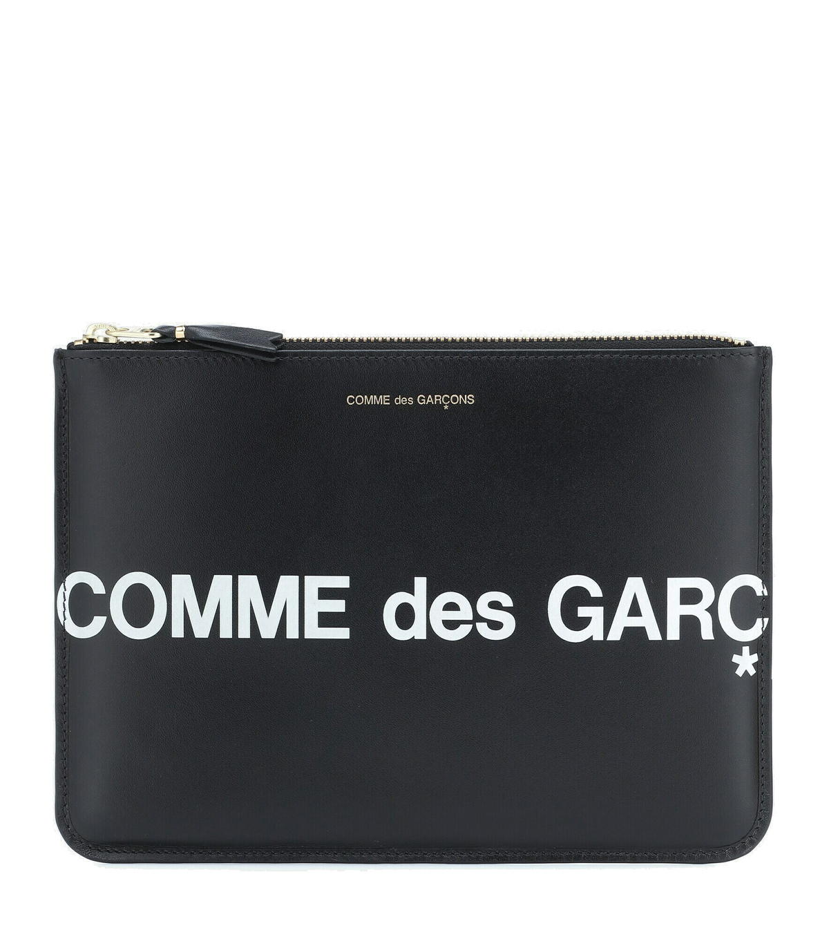 Comme des Garcons Wallet - Huge Logo Large leather pouch Comme des ...