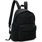 Moncler Black New Pierrick Metal Logo Backpack