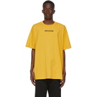 Off-White Yellow Hand Painters T-Shirt