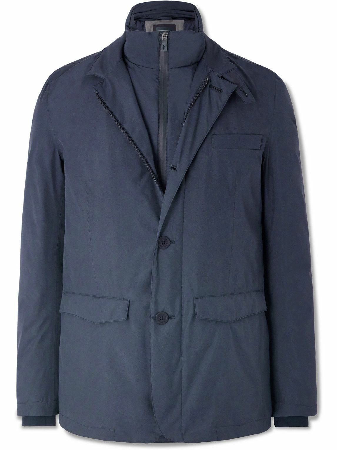 Herno Laminar - Laminar Shell Down Jacket - Blue Herno
