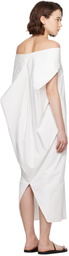 The Row Off-White Anitas Midi Dress