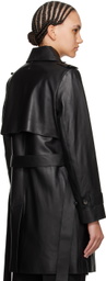 MACKAGE Black Mely Leather Coat