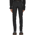 Arnar Mar Jonsson Black Zip Pocket Cargo Pants