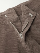 Altea - Reed Straight-Leg Garment-Dyed Cotton-Corduroy Trousers - Brown