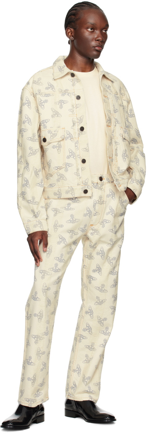 Vivienne Westwood Off-White Marlene Denim Jacket Vivienne