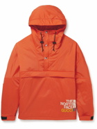 GUCCI - The North Face Logo-Print Ripstop Half-Zip Hooded Jacket - Orange