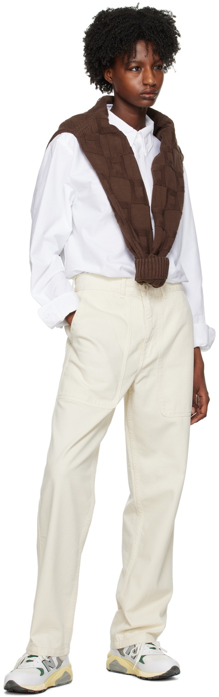 Palmes Beige Broom Trousers
