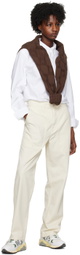 Palmes Beige Broom Trousers