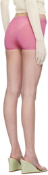Isa Boulder SSENSE Exclusive Pink Knitted Malley Shorts