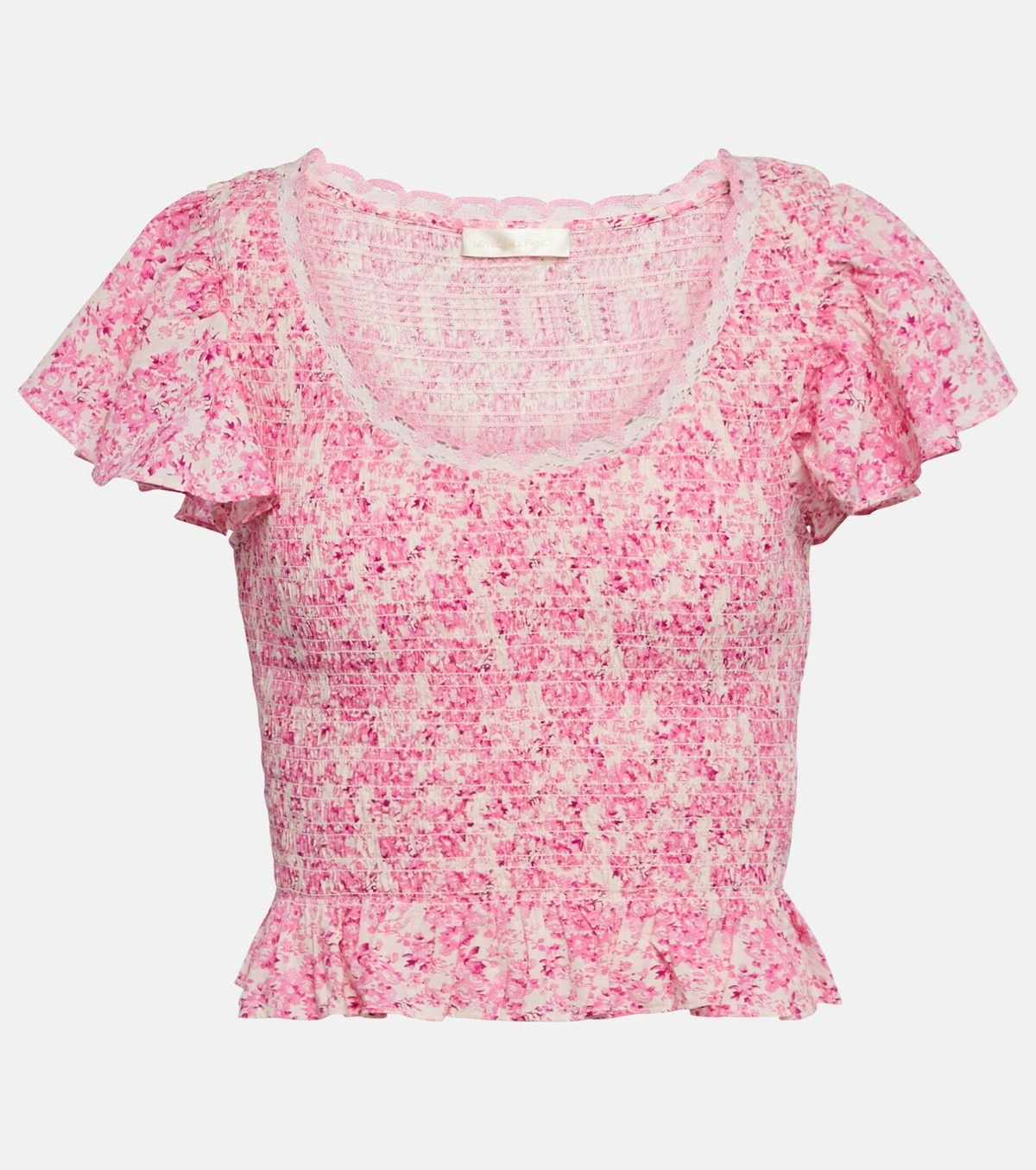 LoveShackFancy Milta cotton top