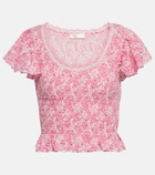 LoveShackFancy Milta cotton top