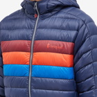 Cotopaxi Men's Fuego Down Hooded Jacket in Ink Stripes