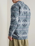 Pendleton - Board Camp-Collar Virgin Wool-Jacquard Shirt - Blue