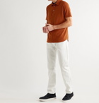 Loro Piana - Cotton-Piqué Polo Shirt - Burgundy