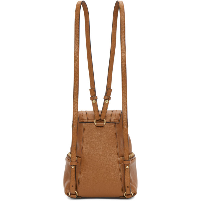 Olga large leather clearance backpack