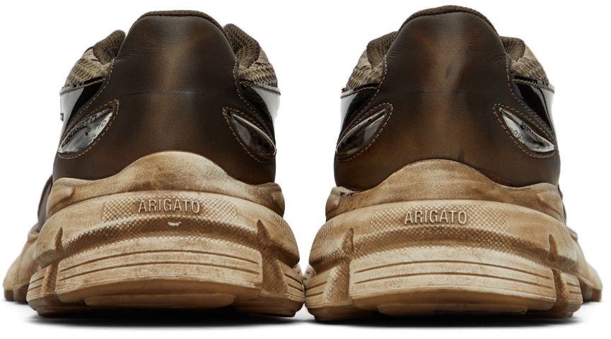 Axel Arigato SSENSE Exclusive Brown Dip Dye Marathon Sneakers