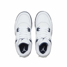 Air Jordan Men's 4 Retro PS Sneakers in White/Midnight Navy/Smoke Grey